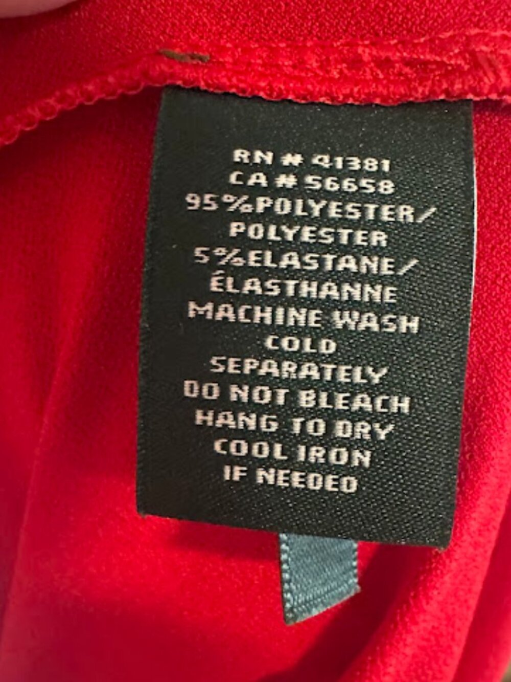 Ralph Lauren Classic Red Long-Sleeve Tunic Top - Size Large - Picture 5 of 6